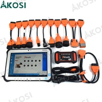 Herramienta de Diagnóstico Multifuncional 7 en 1 para Camiones Pesados X Truck Y009, Herramienta de Reparación Automotriz Universal para Maquinaria Diésel + Tableta FZ G1