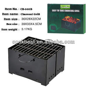 Charbon de bois extérieur Charbon de bois Camping multifonctionnel Poêle amovible rond Four à pommes Barbecue Grill - Product Image 4