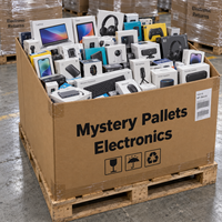 Écouteurs sans fil, palettes mystères d'électronique avec smartphones, tablettes, montres connectées, casques audio, gadgets variés, vente en gros, faible MOQ