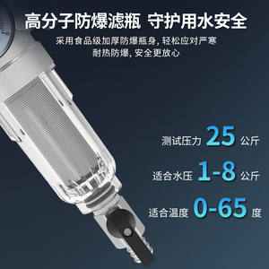 Vanne de régulation de pression réglable en acier inoxydable, exclusive transfrontalière, haute pression, pré-filtre, vanne de réduction de pression - Product Image 3