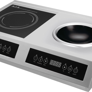 Table de cuisson à induction commerciale double zone 3500W, robuste, avec surface plate et concave, étanche |   OEM ODM disponible AM-CD208 Heavy-D - Product Image 1