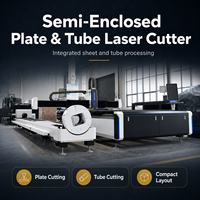 Découpeuse laser à fibre CNC pour tôles, tuyaux et tubes métalliques 1500W-6000W
