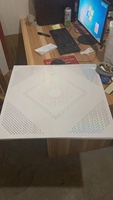Panneau de carreaux de plafond décoratifs en Pvc carré imperméable, 60x60, nouvel arrivage