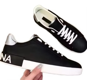Zapatillas de Piel Auténtica de Alta Calidad para Hombre y Mujer, Diseño de Moda, Casuales, de Lujo, para Caminar, con Suela de Goma - Product Image 2
