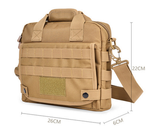 Bolsa de Documentos Táctica para Exteriores, Estilo Maletín, con Sistema Molle, Extensible, con Bolsillo Adicional - Product Image 1