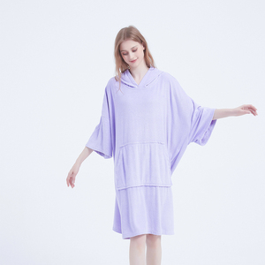 Robe changeante d'usine en microfibre séchage rapide personnalisé pour adultes adolescents à capuche Surf <span class=keywords><strong>Poncho</strong></span> serviette <span class=keywords><strong>de</strong></span> plage - Product Image 2