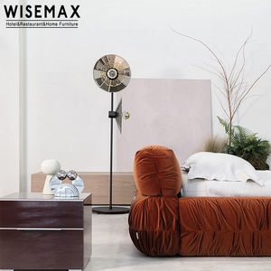 Muebles de cama con marco de madera sólida, tela de esponja, cama de matrimonio para dormitorio - Product Image 3