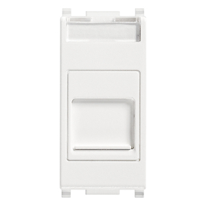 ซ็อกเก็ต Rj45 Cat6 Utp พร้อมฝาปิดสีขาว 5.1 X 2.8 X 5.3 ซม. สำหรับการเชื่อมต่อเครือข่าย - Product Image 1