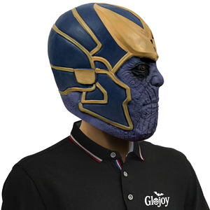 Máscara de Látex de <span class=keywords><strong>Thanos</strong></span> para Cabeza Completa, Ideal para Casas Encantadas, Salas de Escape, Halloween y Fiestas de Disfraces, Personalizable - Product Image 4