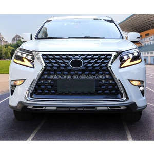 Kit de carrocería para Lexus GX460 2010-2014 actualización a 2022 Kits de carrocería de coche parachoques delantero LED faros estilo rejilla para luces traseras GX460 - Product Image 6