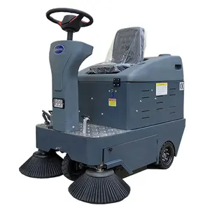 KINGWELL Industrial Commercial Battery Powered Automatic Industrial Vacuum Floor Street Road Sweeper