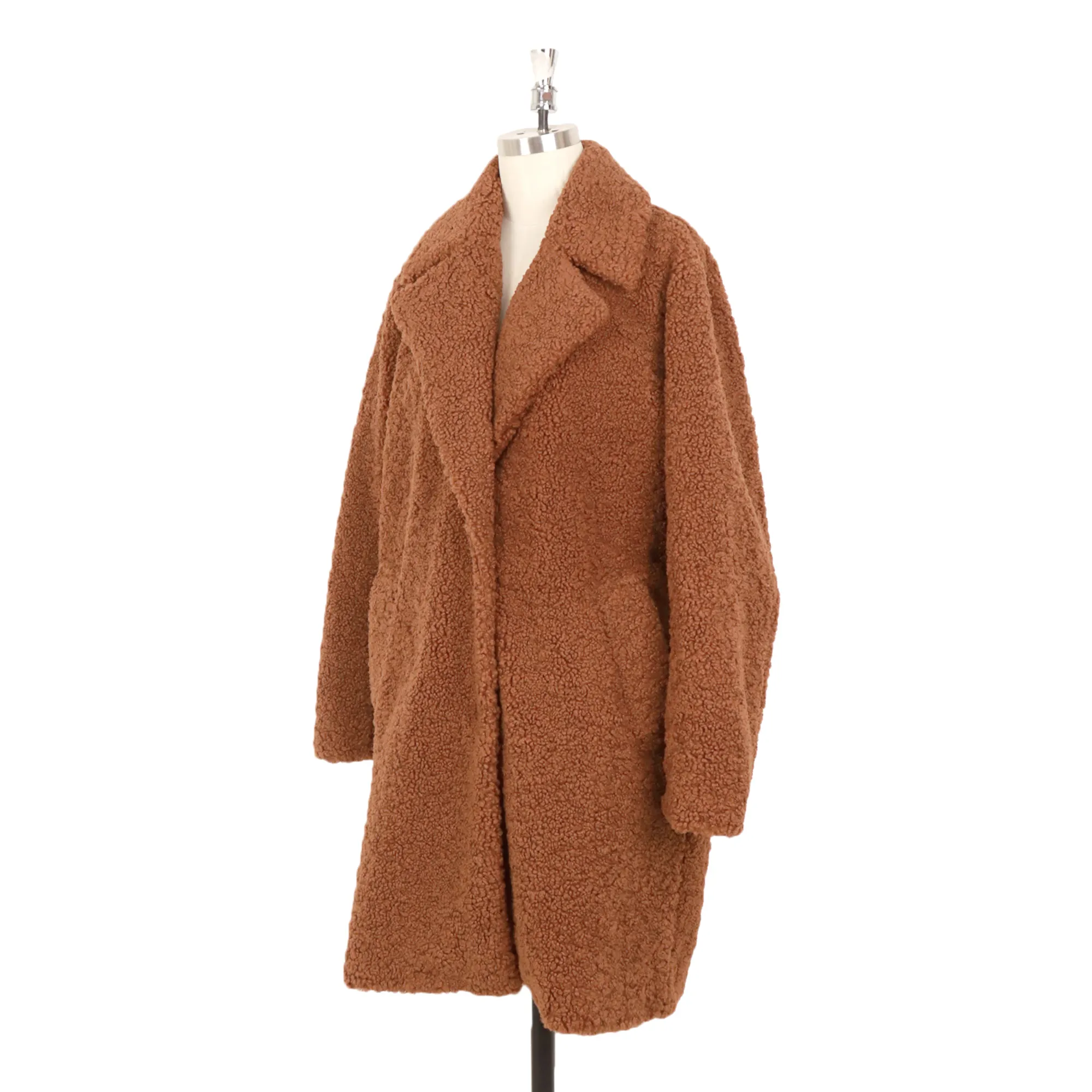 Alephan 2023 New Autumn And Winter Brown Women Long Wool Overcoat Loose Women's Trench Coats Custom
