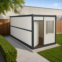 Nouvelle conception de maison préfabriquée en conteneur, maison modulaire extensible, mini-maison, maison en conteneur extensible de 40 pieds pour boutique éphémère
