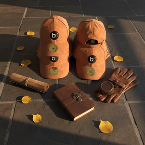 Damen- und Herren-Baseballkappe aus Vengan-Wildleder, Einfarbige Kunstwildleder-Kappe, Klassisch Verstellbar mit Individueller Marke, Braune Wildleder-Baseballmützen - Product Image 2