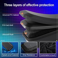 Estuche de transporte para ASUS Rog Ally X con soporte incorporado, compatible con cargador, gran bolsillo de accesorios para ratón delgado y cable HDMI