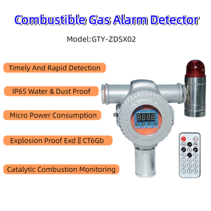 Nhà máy cố định máy dò khí metan phân tích LPG chống cháy nổ công nghiệp cố định máy dò rò rỉ khí H2 - Product Image 4