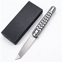 Nouveauté : couteau pliant Tanto en acier D2, manche G10, finition satinée, outil EDC pour le camping, la pêche, la survie, cadeau