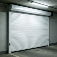 Volet roulant extérieur en aluminium anti-poussière et résistant au vent, au design minimaliste, pour supermarchés et entrepôts logistiques