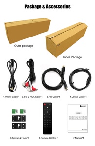 Home <b>Speaker</b> System for TV and Theatre Wireless Home Sound Bar - Product Image 6
