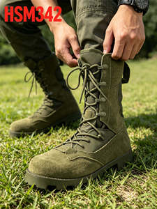 Botas <span class=keywords><strong>de</strong></span> Combate LXG para Montaña, con Suela <span class=keywords><strong>de</strong></span> EVA+Goma para Alivio <span class=keywords><strong>de</strong></span> Presión, Botas Multiusos con Cremallera Lateral en Venta HSM186 - Product Image 3
