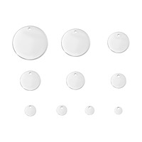 Pendentif Cœur Personnalisé en Acier Inoxydable pour Enfants, Bijoux Plaqué Or 18K, Accessoires de Fabrication DIY pour Bracelets et Colliers de Fête