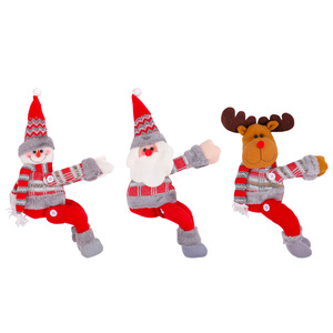 Attache-rideau en forme de poupée de dessin animé, ornement de Noël, décoration de fenêtre, cadeau de fête - Product Image 5
