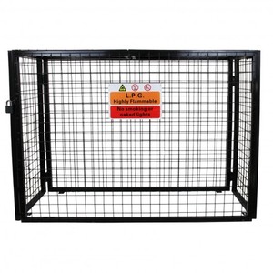 Chargement 1000kg bouteilles de gaz empilables Cage chariot élévateur bouteille de gaz propane panier de stockage en métal Cage - Product Image 6
