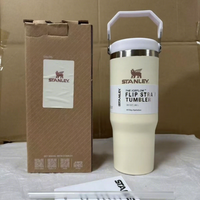 Vaso Térmico de Acero Inoxidable 304 de 30oz con Aislamiento al Vacío, Tapa con Popote Abatible, Asa, Gran Capacidad, Retención de Temperatura de 6 a 12 Horas, Apto para Agua Hirviendo