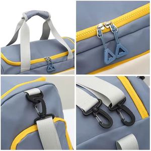 Personnalisé pas cher grande capacité sport salle de sport voyage sac de sport humide sec sac d'entraînement de sport Fitness sac polochon pour hommes et femmes - Product Image 5