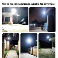 Farola Solar para Exteriores de 300W 500W con Múltiples Chips LED, Amplio Alcance de Iluminación, Carcasa de Aluminio, IP65, Control Remoto, Carga Automática, Clásica