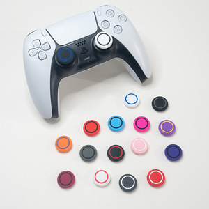 Poignée pour manette PS4 PS5 Xbox One <span class=keywords><strong>Wii</strong></span> U <span class=keywords><strong>Switch</strong></span> Pro, joystick analogique, couvre-bouton, anneau bicolore - Product Image 2