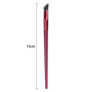 Brosse de maquillage synthétique polyvalente, carrée et simple, pour sourcils et sourcils, en toile lisse et inclinée, correcteur - Product Image 6