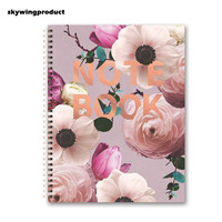 Skywing Product2023 Popular 8,5x11 "Diseños personalizados Cuaderno en espiral de tapa dura extra grande con 160 páginas para regalo y notas diarias