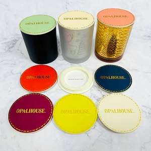 Coperchi Personalizzati in Cartone per Barattoli di Candele, Coperture in Carta Stampata <span class=keywords><strong>con</strong></span> Logo e Colore Personalizzati, Coperchi per Barattoli di Candele <span class=keywords><strong>con</strong></span> Guarnizioni in Silicone - Product Image 3