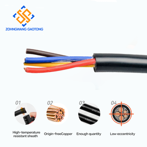 Câble H05Z1Z1-F-2*1 à faible émission de fumée <span class=keywords><strong>et</strong></span> sans halogène 300/500V flexible pour câblage sûr des bâtiments <span class=keywords><strong>et</strong></span> des machines - Product Image 2