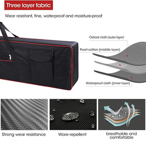 Custodia Imbottita Personalizzata per Tastiera a 88 Tasti, Borsa per Pianoforte - Product Image 3