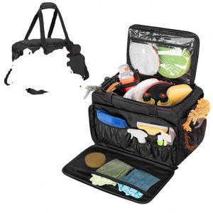 BSCI Factory Organizer Tote <b>Cleaning</b> <b>Caddy</b> Bag, <b>Cleaning</b> <b>Caddy</b> Tool Bag, Detail Organizer for Auto Detailing Supplies Storage - Product Image 1
