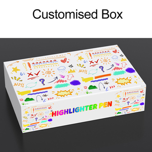 Khy <span class=keywords><strong>Highlighter</strong></span> bút phẳng bàn chải tip cho trẻ em màu sắc tươi sáng huyền diệu Macaron Huỳnh Quang <span class=keywords><strong>Highlighter</strong></span> Bút Bộ - Product Image 6