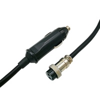 Adaptador de Enchufe de Corriente con Fusible Macho y Hembra de 12v, Cargador Rápido para Coche, Encendedor de Cigarrillos, LED Personalizado