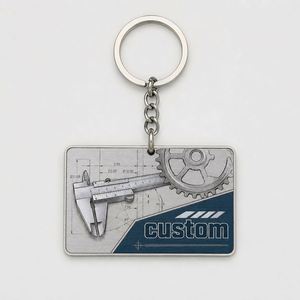 Porte-clés d'ingénieur personnalisés en gros de haute qualité, porte-clés outils d'ingénierie, porte-clés plans, souvenirs industriels, porte-clés d'ingénieur - Product Image 2