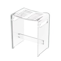 Table basse de salon en acrylique transparent à motif géométrique, faite à la main, style moderne, pour décoration intérieure, OEM/ODM