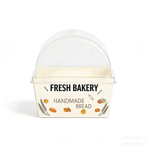 Boîtes d'emballage en papier personnalisées avec logo, écologiques, de qualité alimentaire, imprimées, pliables, pour gâteaux, biscuits, pain, pâtisseries, beignets, macarons - Product Image 4