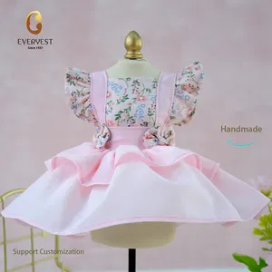 花卉设计批发婴儿服装供应商定制14英寸婴儿娃娃服装