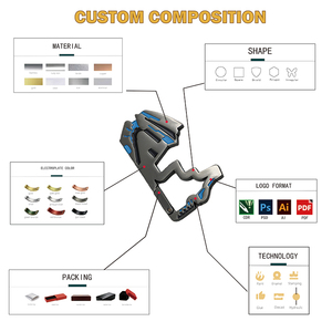 Double Side Printed Plastic Acrylic Carabiner Clip <b>Keychain</b> Factory Manufacture Producer - Product Image 5