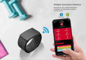 Vòng đeo tay theo dõi nhịp tim tiên tiến với chức năng theo dõi nhiệt độ, oxy, HRV và lượng calo - Product Image 5