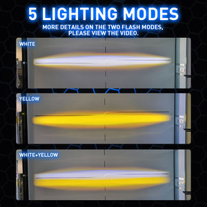 Luz LED <span class=keywords><strong>antiniebla</strong></span> para coche, accesorios para coche, <span class=keywords><strong>faros</strong></span> delanteros impermeables, sistema de iluminación automático, blanco y amarillo, luces de lente de 12V para lámparas Ford y Toyota - Product Image 6