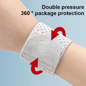 อุปกรณ์พยุงข้อมือแบบสั่งทำจากโรงงาน ผลิตจากไนลอนและผ้าฝ้าย ระบายอากาศได้ดี ใช้สำหรับฤดูร้อน ป้องกันข้อมือ พร้อมแถบตีนตุ๊กแกสำหรับปิด ใช้สำหรับโรคอุโมงค์ข้อมือและเล่นกีฬา - Product Image 4