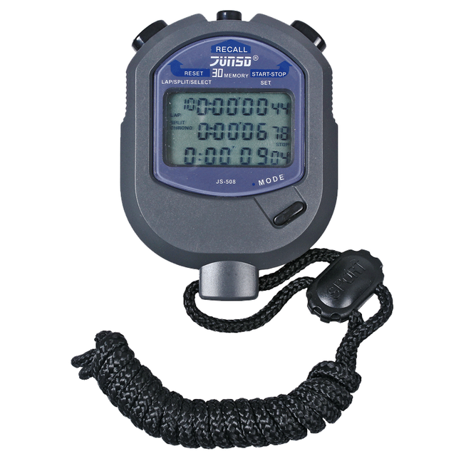 Junstar 508 Digital Stopwatch Competition Fitness Track and Field Training Sports Stopwatch