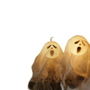 Dropshipping Shopify Halloween Ghost Head <b>String</b> <b>Lights</b> White Gauze Spooky Warm Glow Decor For Haunted House Party - Product Image 1