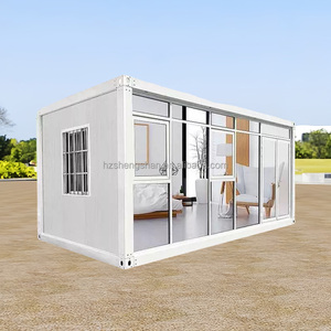 Restaurantes de comida rápida Tiendas emergentes Contenedor de acero prefabricado Varillas Ruedas Al Aire Libre Pequeñas tiendas móviles Villa Panel sándwich - Product Image 2